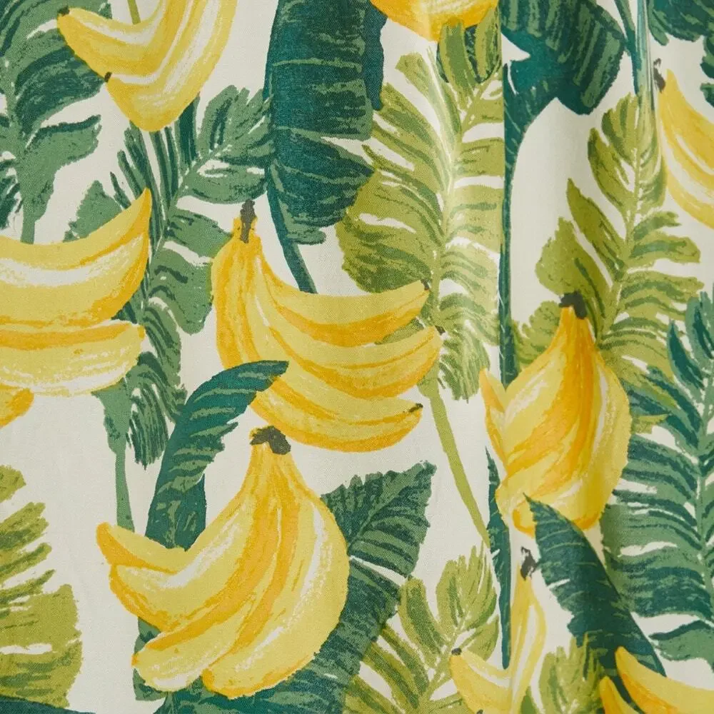 Urban Outfitters Allover Fruits Banana Jungle Shower Curtain